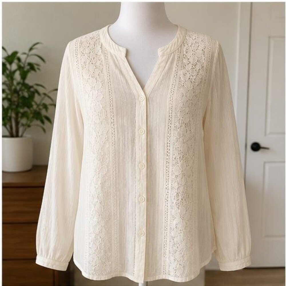 Cream Puff Sleeve Top